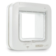 SureFlap Mikrochipgesteuerte Katzenklappe Weiß